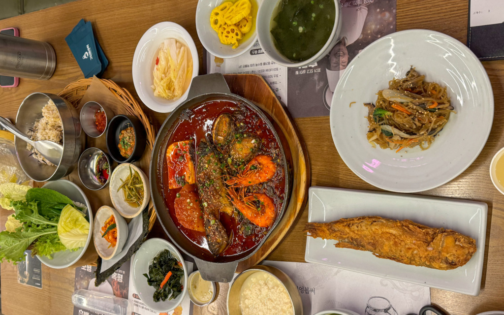 comer en Corea la maestra viajera